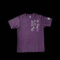 GUNZ ガンズ　ネイティブＴＥＥシャツ　ティーシャツ GUNZ  ＤＡＲＫ　ＷＩＮＥ