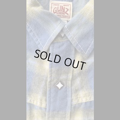 画像5: GUNZ ガンズ　ウエスタンネルシャツ　BLUE