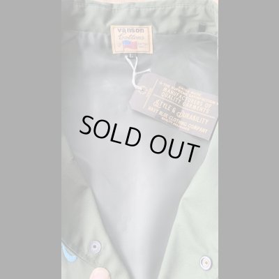 画像8: VANSON  バンソン　GUNZ ガンズ　コーチジャケットジャケット　A.GREEN