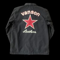 VANSON  バンソン　GUNZ ガンズ　コーチジャケットジャケット　BLACK