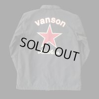 VANSON  バンソン　GUNZ ガンズ　コーチジャケットジャケット　BLACK