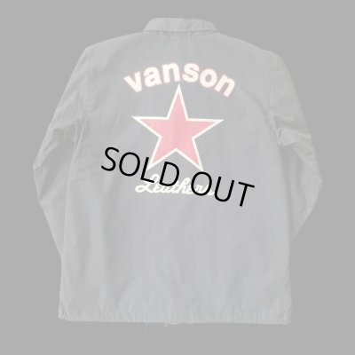 画像1: VANSON  バンソン　GUNZ ガンズ　コーチジャケットジャケット　BLACK