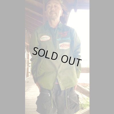 画像9: VANSON  バンソン　GUNZ ガンズ　コーチジャケットジャケット　A.GREEN