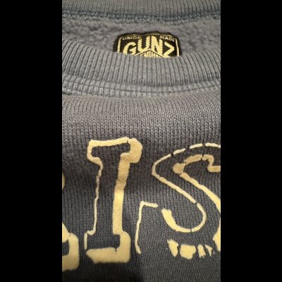 画像5: GUNZ ガンズ 　フロッキープリントスウェット　BLUE