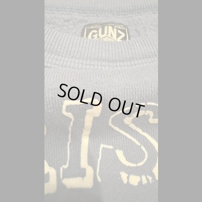 画像5: GUNZ ガンズ 　フロッキープリントスウェット　BLUE