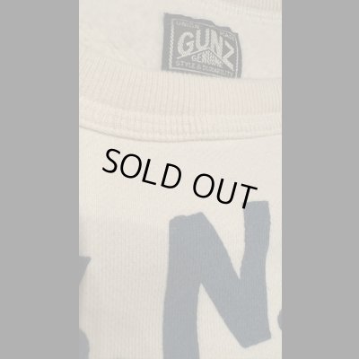 画像4: GUNZ ガンズ  プリントスウェット U.S.N.A.S NATURAL