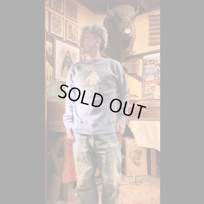 画像7: GUNZ ガンズ 　フロッキープリントスウェット　BLUE