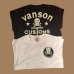 画像1: VANSON バンソン　ティーシャツ GUNZ  ホワイト 　ブラック (1)