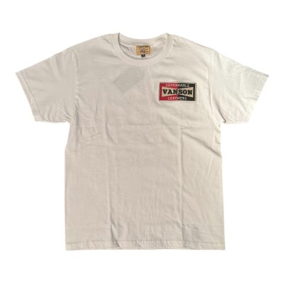 画像3: VANSON バンソン　ティーシャツ GUNZ  ホワイト 　ブラック