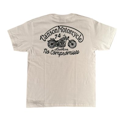 画像3: VANSON バンソン　ティーシャツ GUNZ  ホワイト 　ブラック