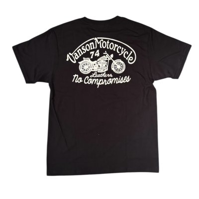 画像6: VANSON バンソン　ティーシャツ GUNZ  ホワイト 　ブラック
