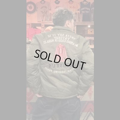 画像12: GUNZ ガンズ　ナイロンキルティングボアジャケット　GREEN