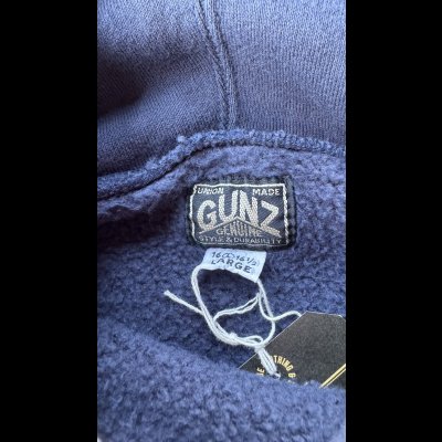 画像6: GUNZ ガンズ 　プリントフードスウェット CATONSVILLE　NAVY