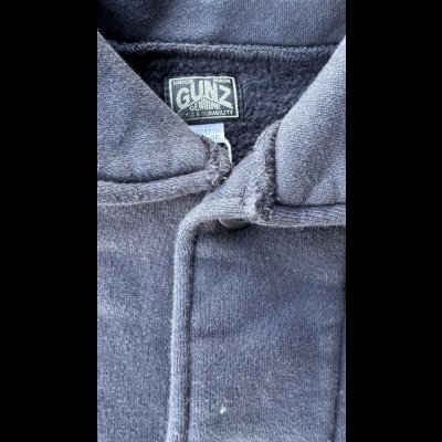 画像4: GUNZ ガンズ 　プリントフロントボタンスウェット BLACK