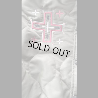 画像3: GUNZ ガンズ　ナイロンキルティングボアジャケット　GREEN