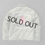 GUNZ ガンズ　ナイロンキルティングボアジャケット　GREEN