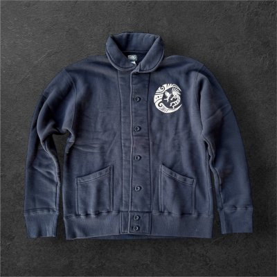 画像2: GUNZ ガンズ 　プリントフロントボタンスウェット BLACK