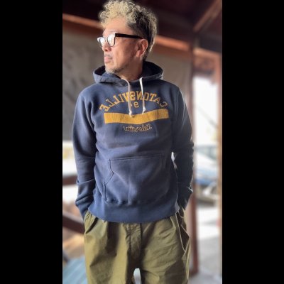 画像8: GUNZ ガンズ 　プリントフードスウェット CATONSVILLE　NAVY