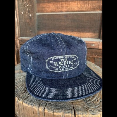 画像1: THE H.W.DOG&CO TRUCKER CAPINDIGO　インディゴ