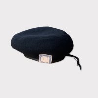 THE H.W.DOG&CO  LEATHER BERET 62