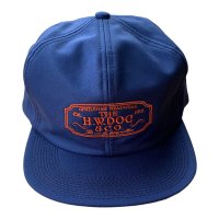 THE H.W.DOG&CO TRUCKER CAP23SS 刺繍ロゴ BLUE