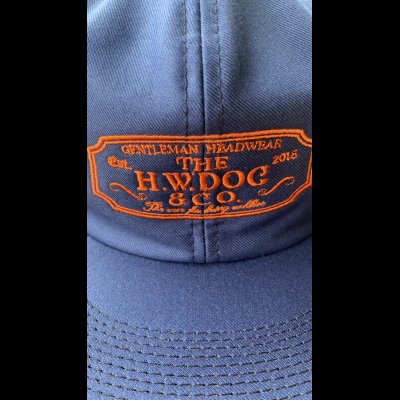 画像2: THE H.W.DOG&CO TRUCKER CAP23SS 刺繍ロゴ BLUE