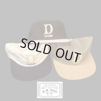 THE H.W.DOG&CO TWO TONE BASE BALL CAP    Black/White  White/Navy Gray/Beige