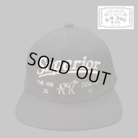 THE H.W.DOG&CO SUPERIOR LOGO BASEBALL CAP BLACK　ブラック