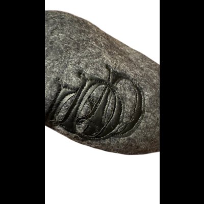 画像7: THE H.W.DOG&CO 　Leather wappen Fluffy BERET Beige  YellowGold  Black