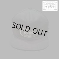 THE H.W.DOG&CO TRUCKER CAP BLACK ブラック