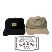 THE H.W.DOG&CO 　BIG BRIM STYLE CAP    Black  Beige