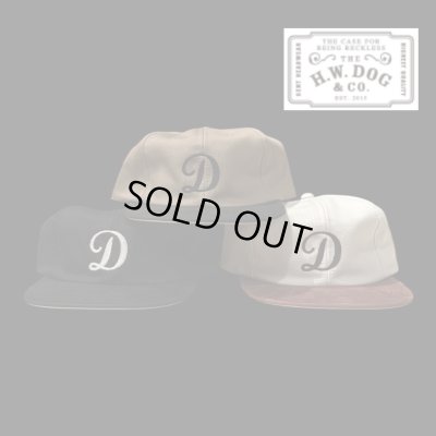 画像1: THE H.W.DOG&CO TOW TONE CAP   　BLACK　IVORY/BROWN　　BEIGE/BLACK
