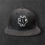 THE H.W.DOG&CO SNAPBACK BOX CAP  BLACK