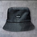 THE H.W.DOG&CO. エイチダブリュードッグ　CHMBRAY TRUCKER HAT　BLACK