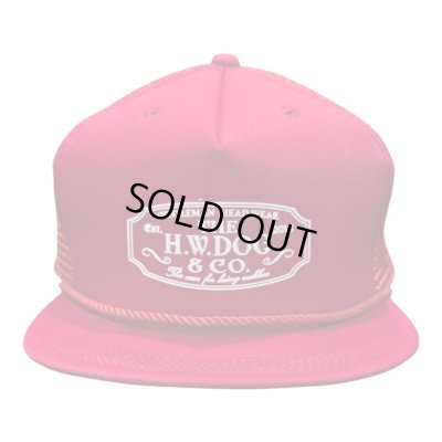 画像2: THE H.W.DOG&CO　MESH TRUCKER CAP  Red  Blue  Black　White