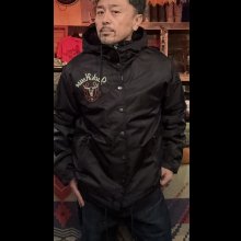他の写真2: GUNZ ガンズ　ナイロンフードボアジャケット　BLACK
