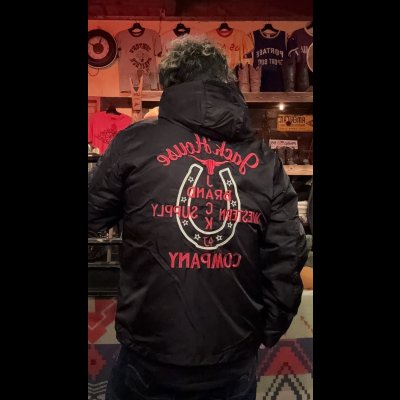 画像8: GUNZ ガンズ　ナイロンフードボアジャケット　BLACK