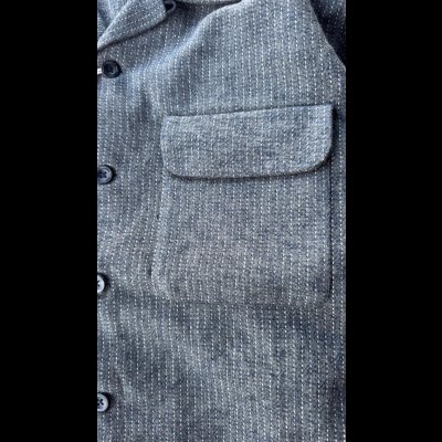 画像8: Sugar&Co   (シュガーアンドコー）BOX SHIRT pinstripe