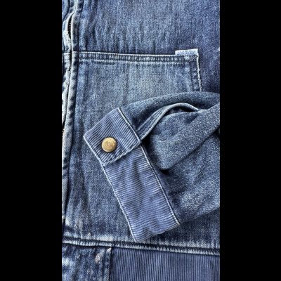 画像7: Sugar&Co   (シュガーアンドコー）Denim Windproof Hoodie  (worker's  wash)