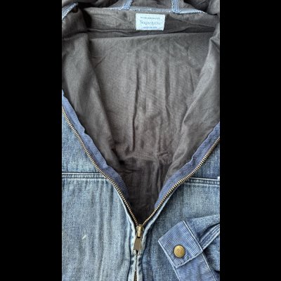 画像8: Sugar&Co   (シュガーアンドコー）Denim Windproof Hoodie  (worker's  wash)