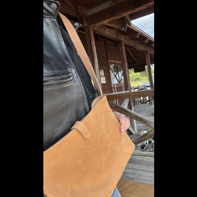 画像17: 　Sugar & Co. シュガーアンドカンパニー 　Leather　Sacoche　　レザーサコッシュ　BLACK・TAN