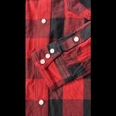 画像6: ＣＵＳＨＭＡＮ　クッシュマン　BUFFALO CHECK WESTERN SHIRT　ネルウエスタンシャツ　