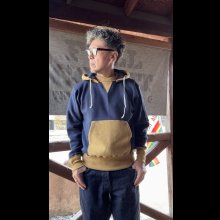 他の写真3: CUSHMAN(クッシュマン）TWO TONE SWEAT PARKA  後付けフードツートンカラー