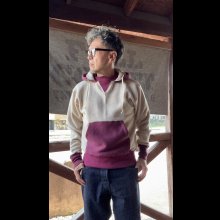 他の写真1: CUSHMAN(クッシュマン）TWO TONE SWEAT PARKA  後付けフードツートンカラー