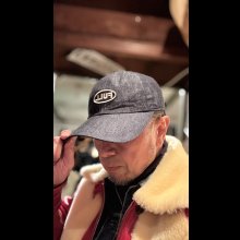 他の写真1: FULL COUNT フルカウント　6PANEL DENIM F BASEBALL CAP FULLパッチ　INDIGO/BLACK