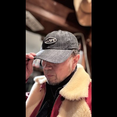 画像10: FULL COUNT フルカウント　6PANEL DENIM F BASEBALL CAP FULLパッチ　INDIGO/BLACK