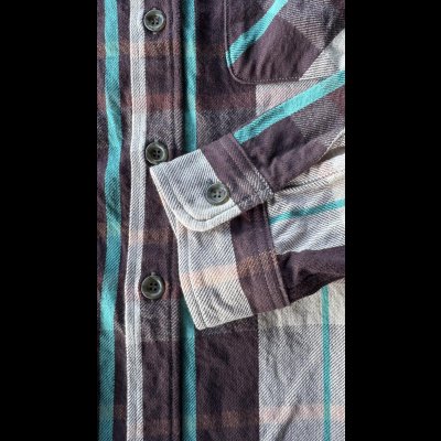 画像7: JELADOジェラード Unionworkers Shirts(ユニオンワーカーズシャツ) ショート丈  チェスナット
