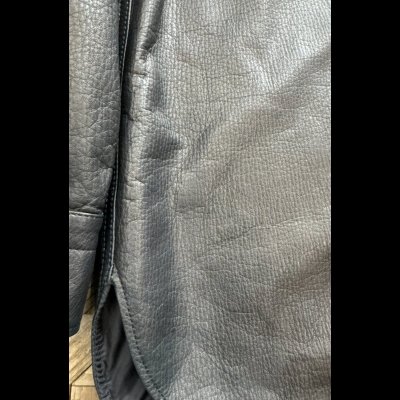 画像7: FINE CREEK  MOSSIR  GOOD MAN 　ウォッシャブルレザーシャツ　　BLACK