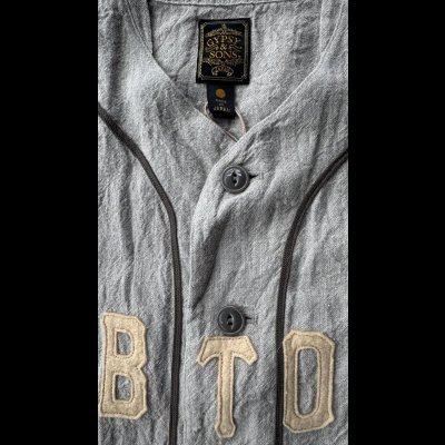 画像4: GYPSY＆SONS　O.T.BASE BALL SHIRTS　GRAY