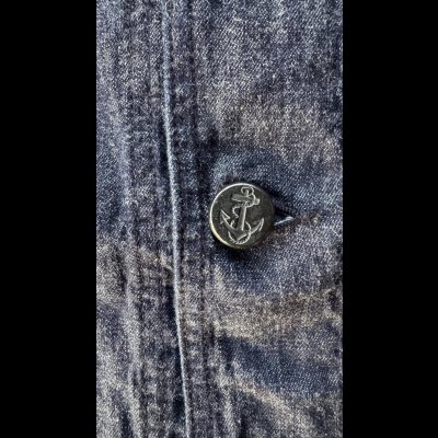 画像5: フルカウント FULL COUNT U.S.N. ShawlCollarDenimCoverall  （8oz）